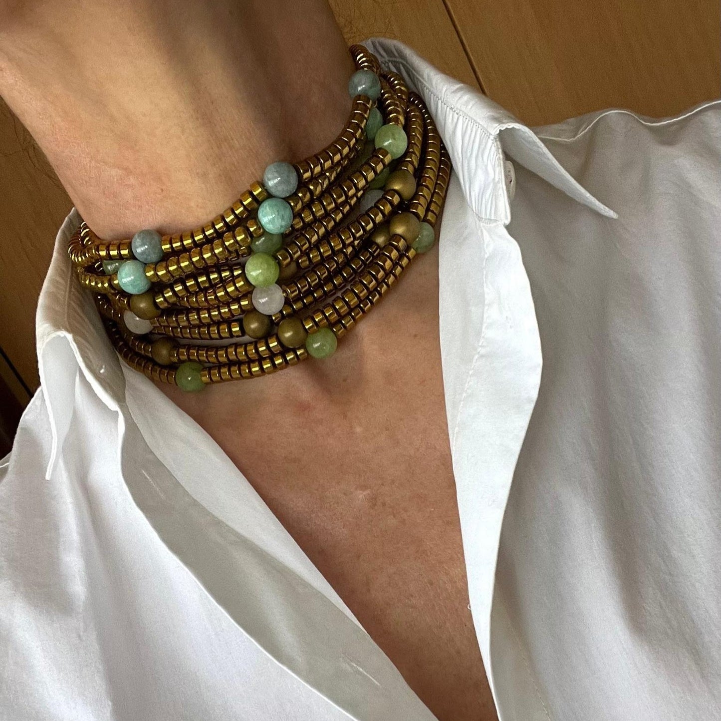 Collana doppia con Giada