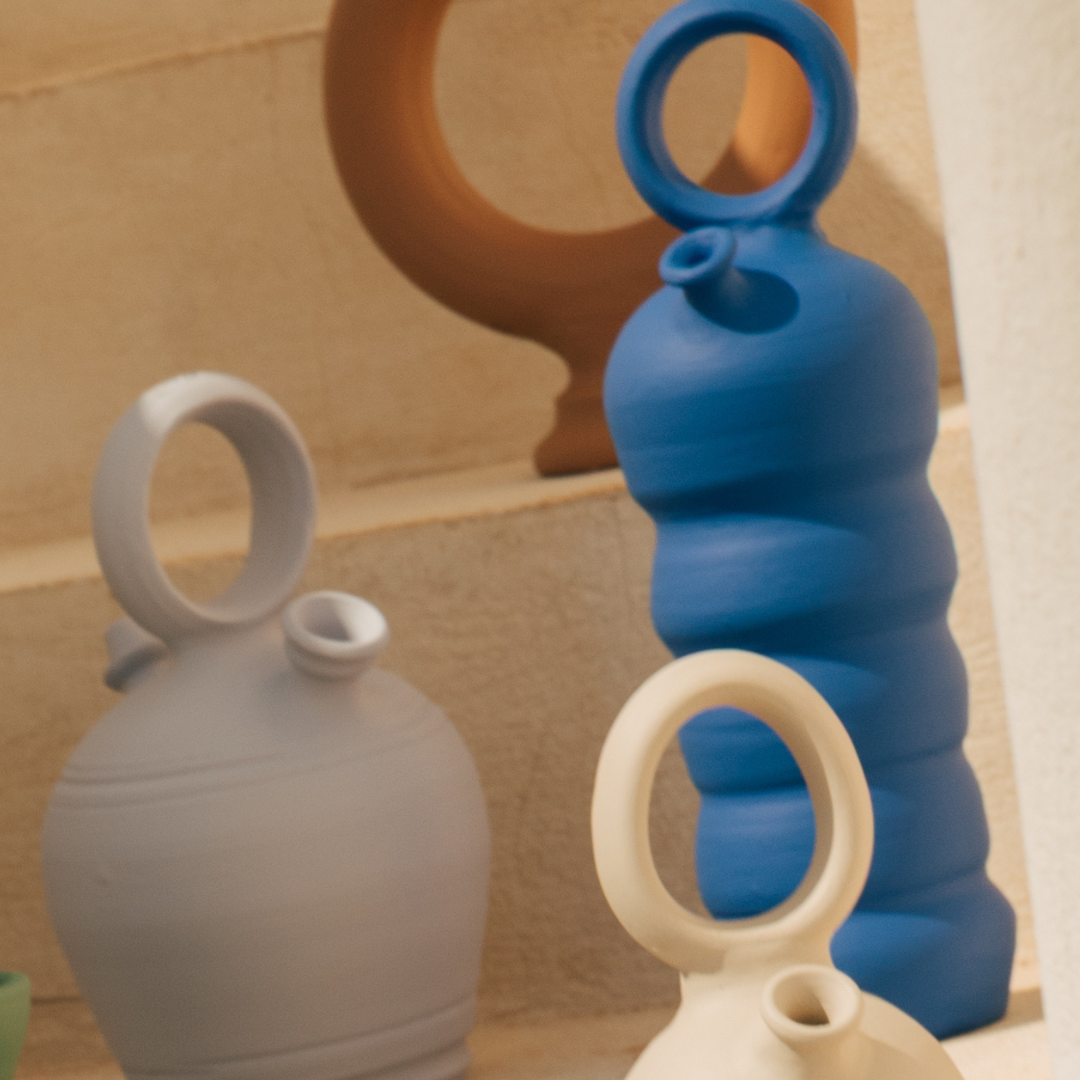 Blue Lobulado Botijo