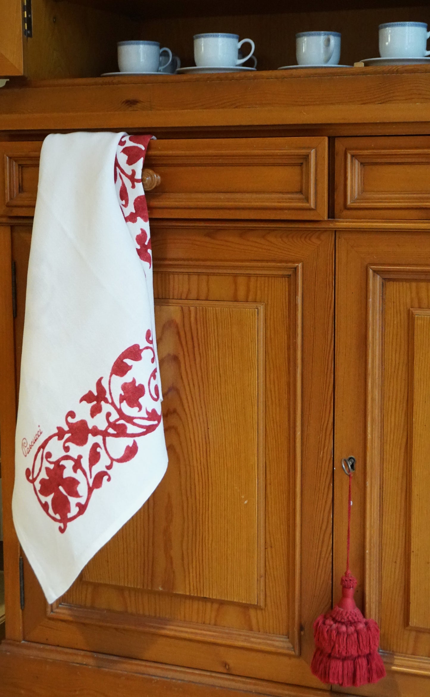 Kitchen towel with different patterns