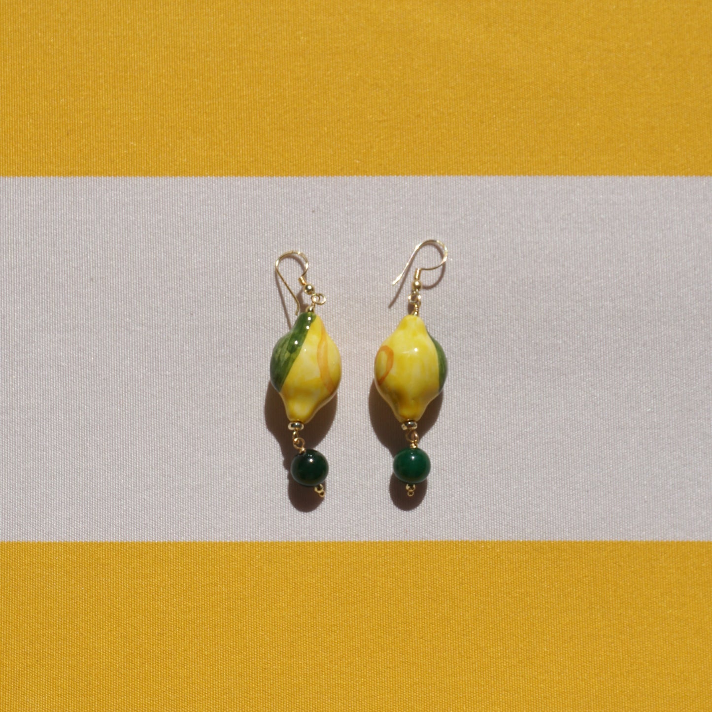 Pendientes de cerámica Limón