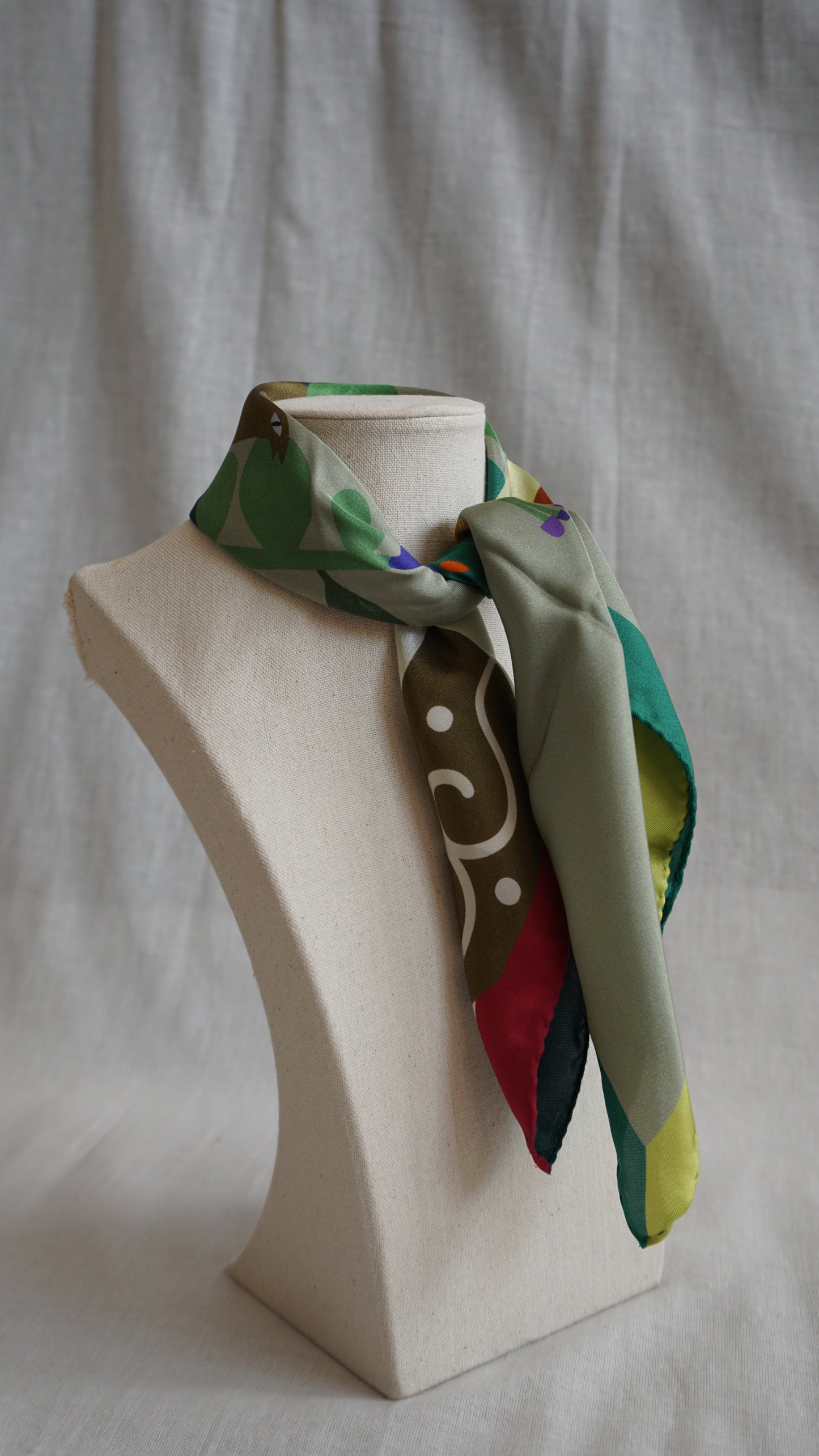 Mini pañuelo seda Primavera