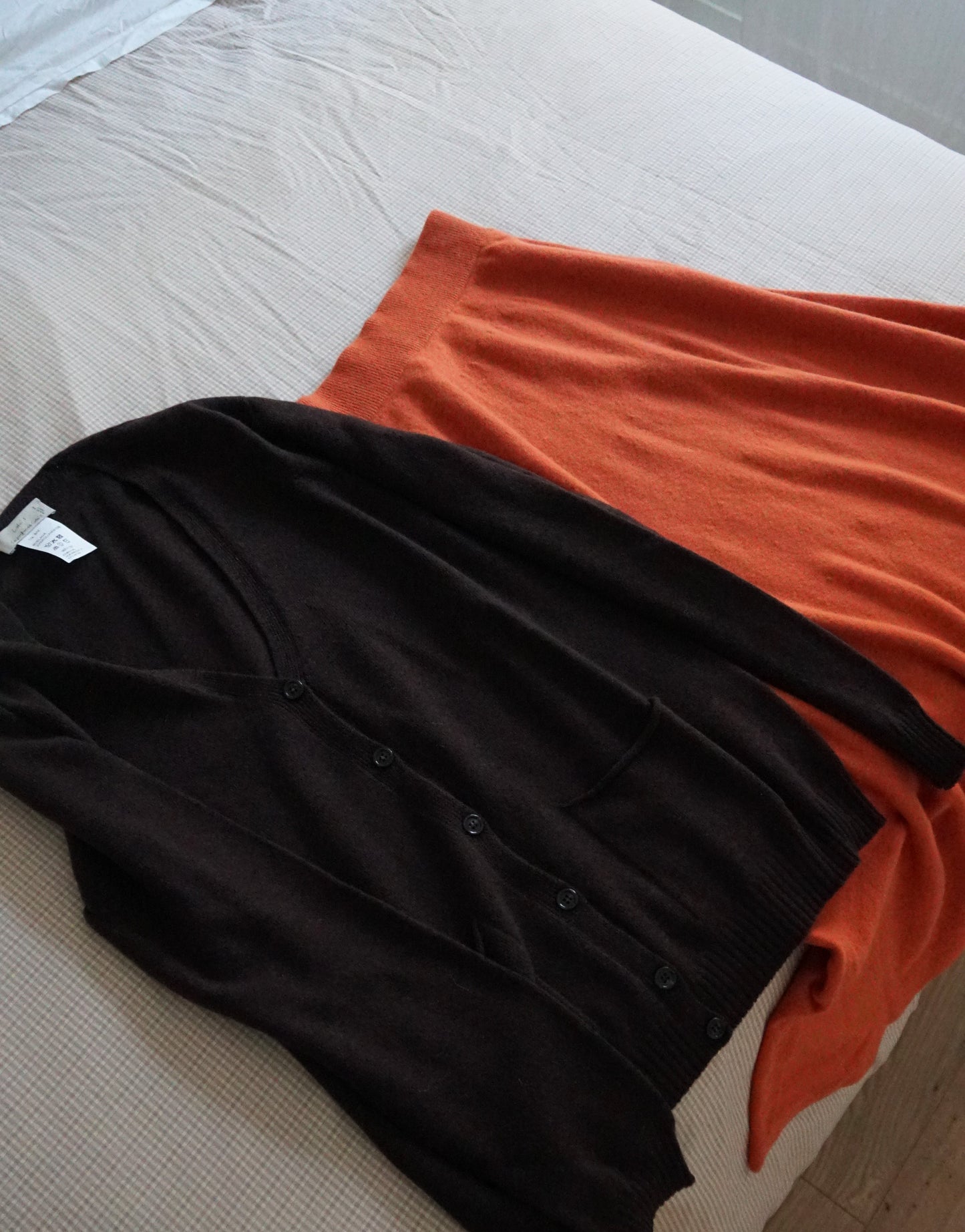 Falda larga de punto