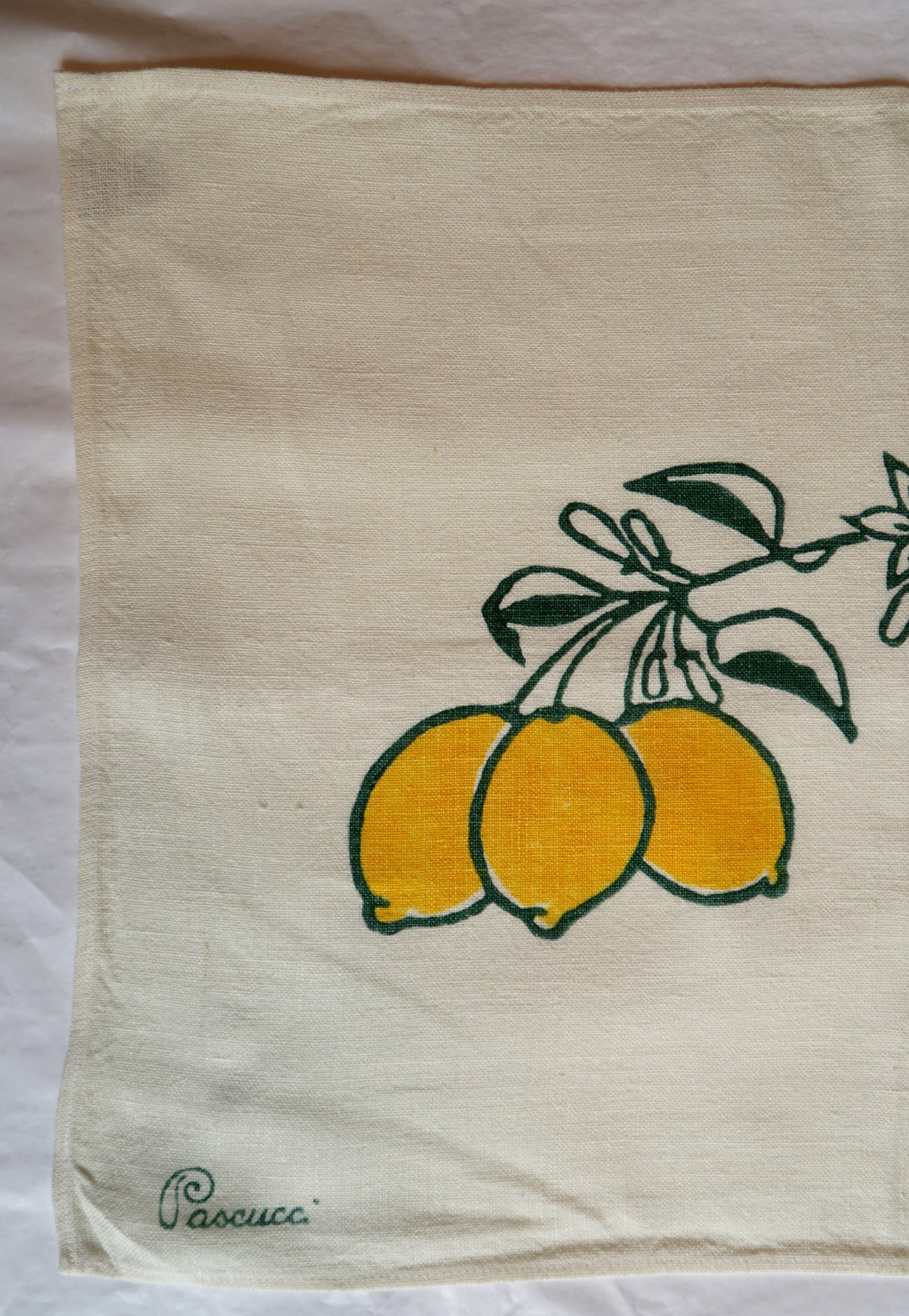 Mantel individual Limones con servilleta