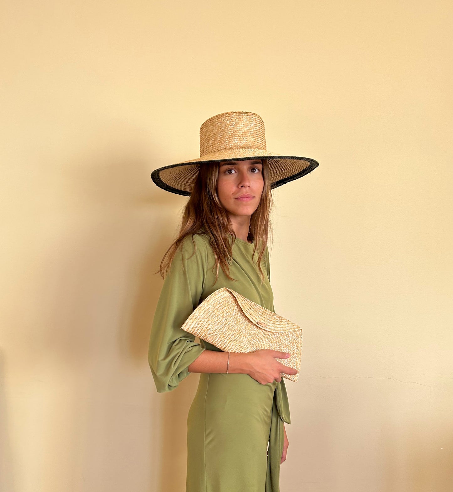 Baguette purse natural