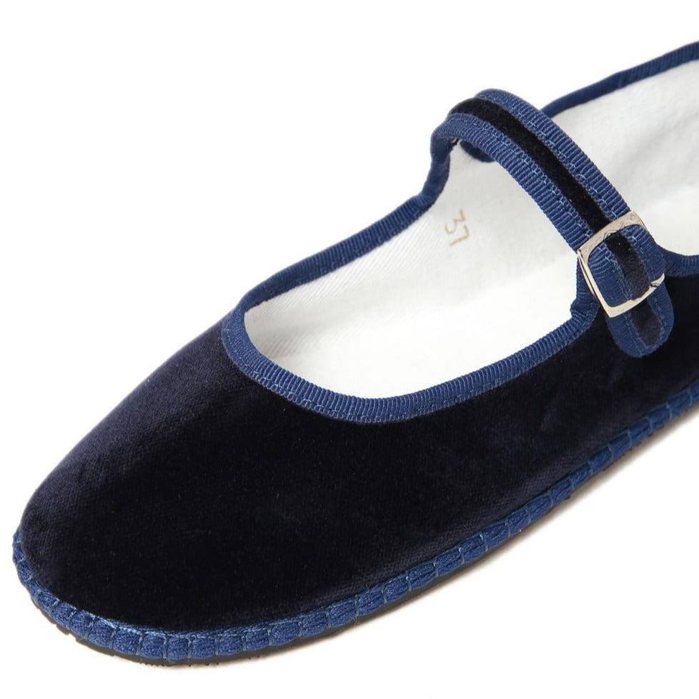 Friulana Sospiri de terciopelo Azul marino