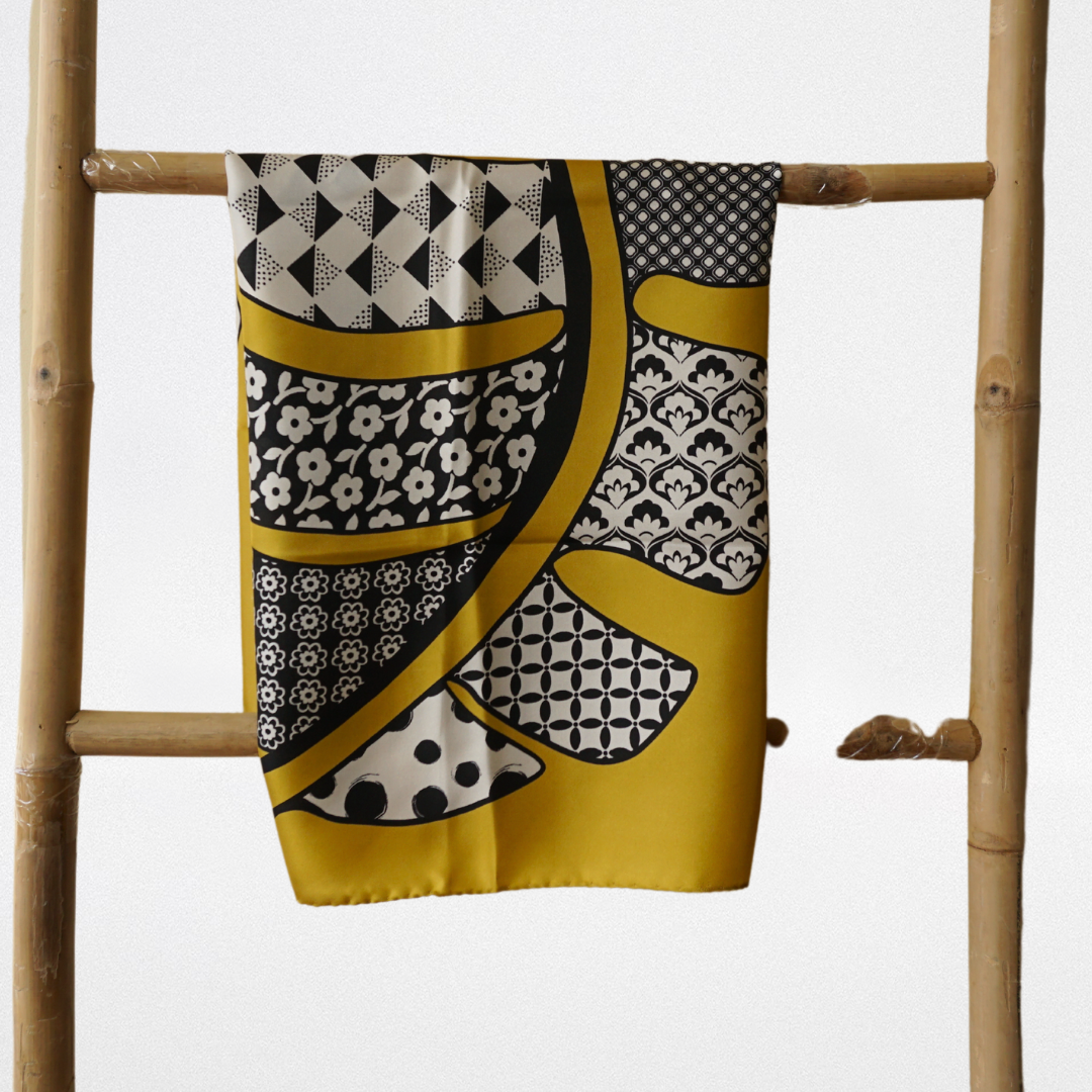 Pañuelo seda pequeño Hoja