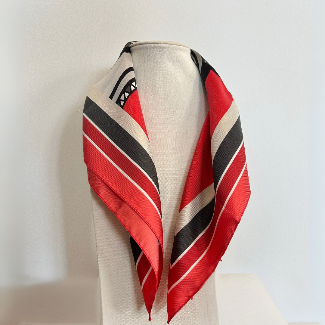 Mini pañuelo seda Elefante