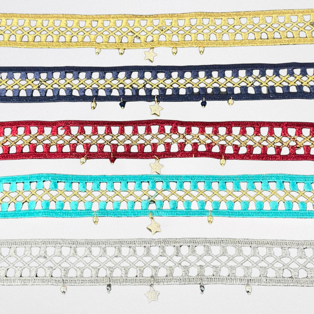 Choker pasamanería con estrella