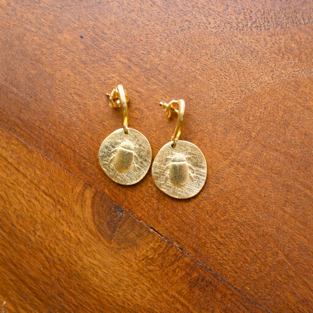 Beetle Earrings