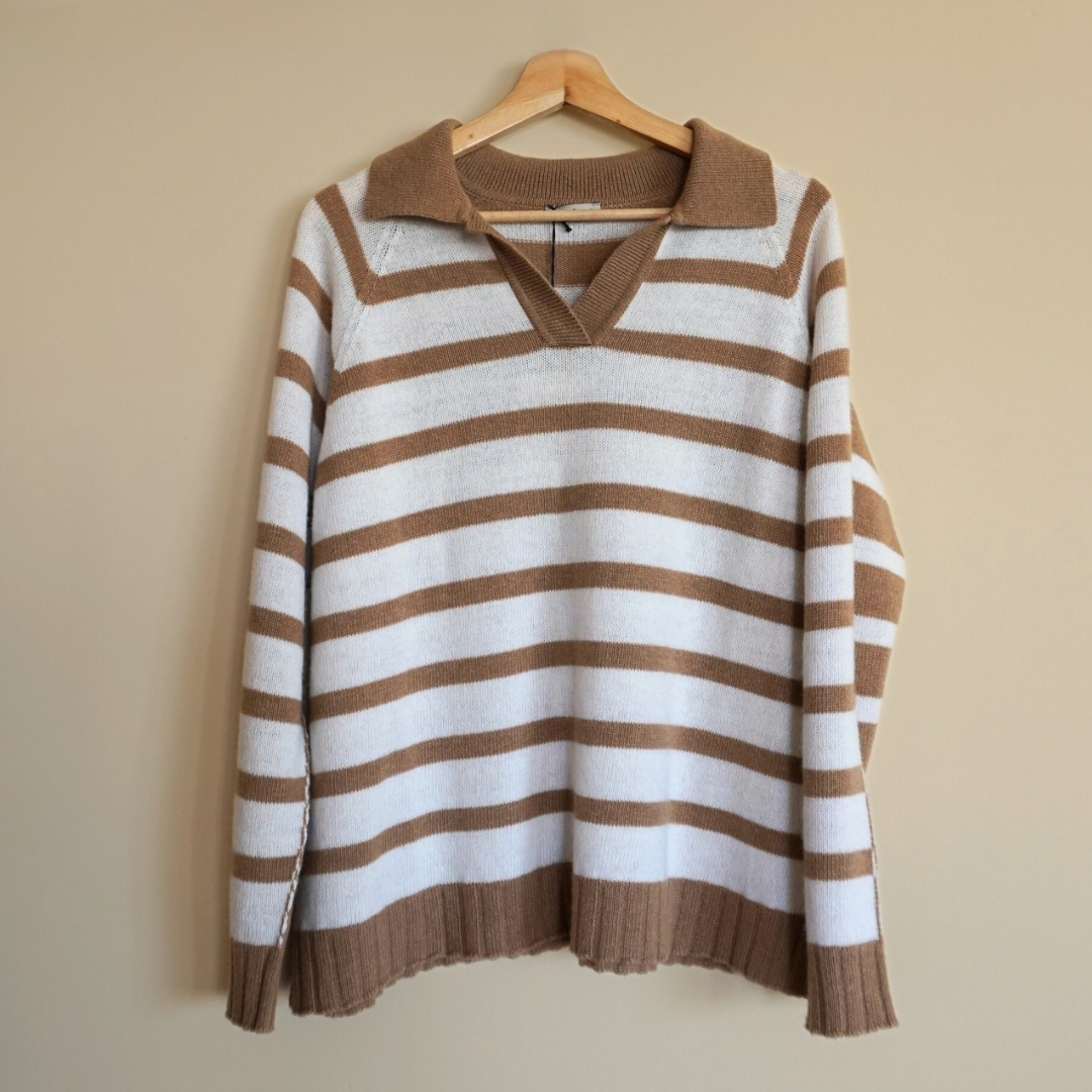 Maglia polo a righe