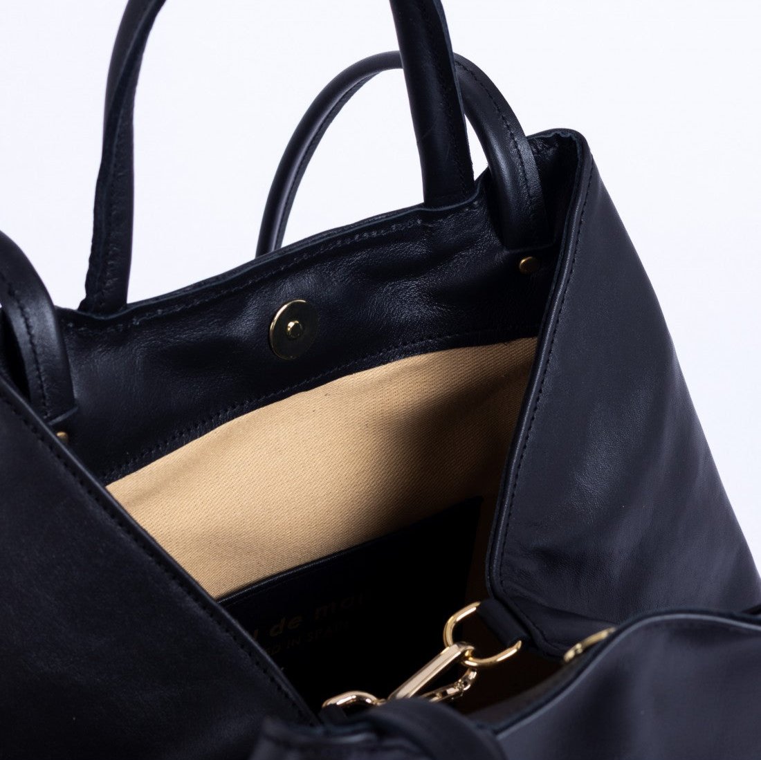 Bolso de piel Lola negro