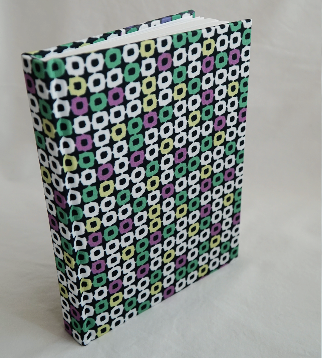 Libreta de Seda Estampado Geométrico "Mini cerchi"
