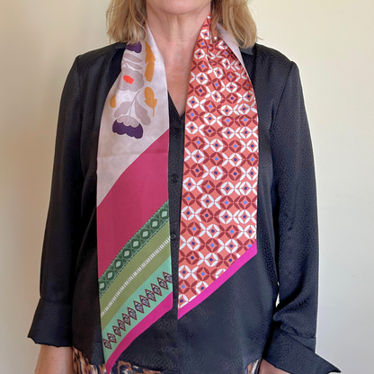 Large Twilly Flowers and Geometric patterns