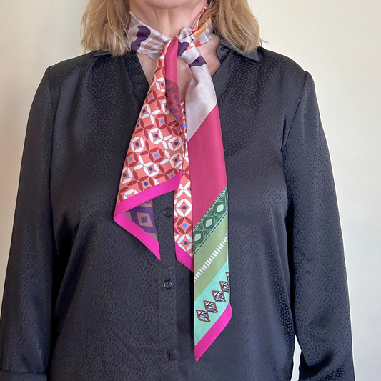 Large Twilly Flowers and Geometric patterns