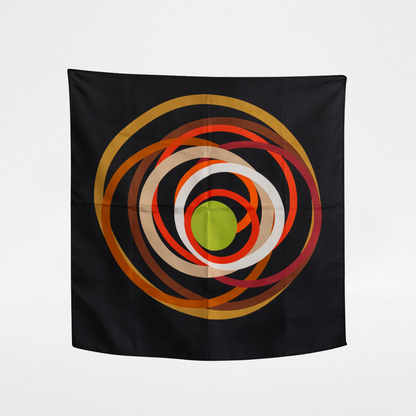 Silk mini scarf Psicodelia