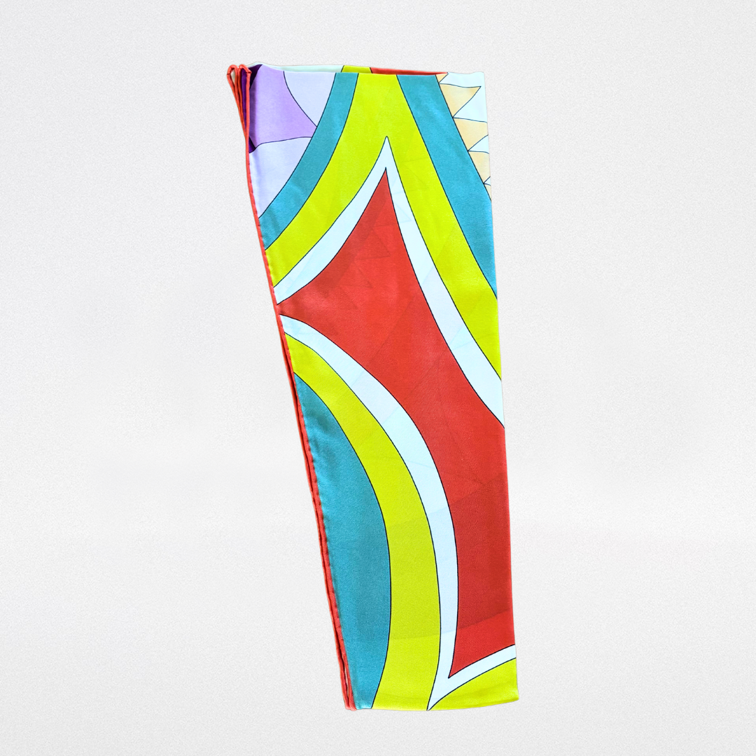 Kite silk twill scarf