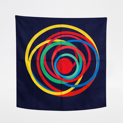 Silk mini scarf Psicodelia