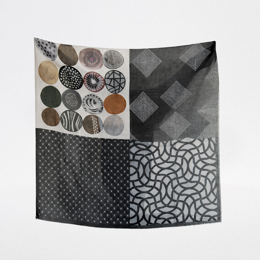 Maxi foulard lana Esferas