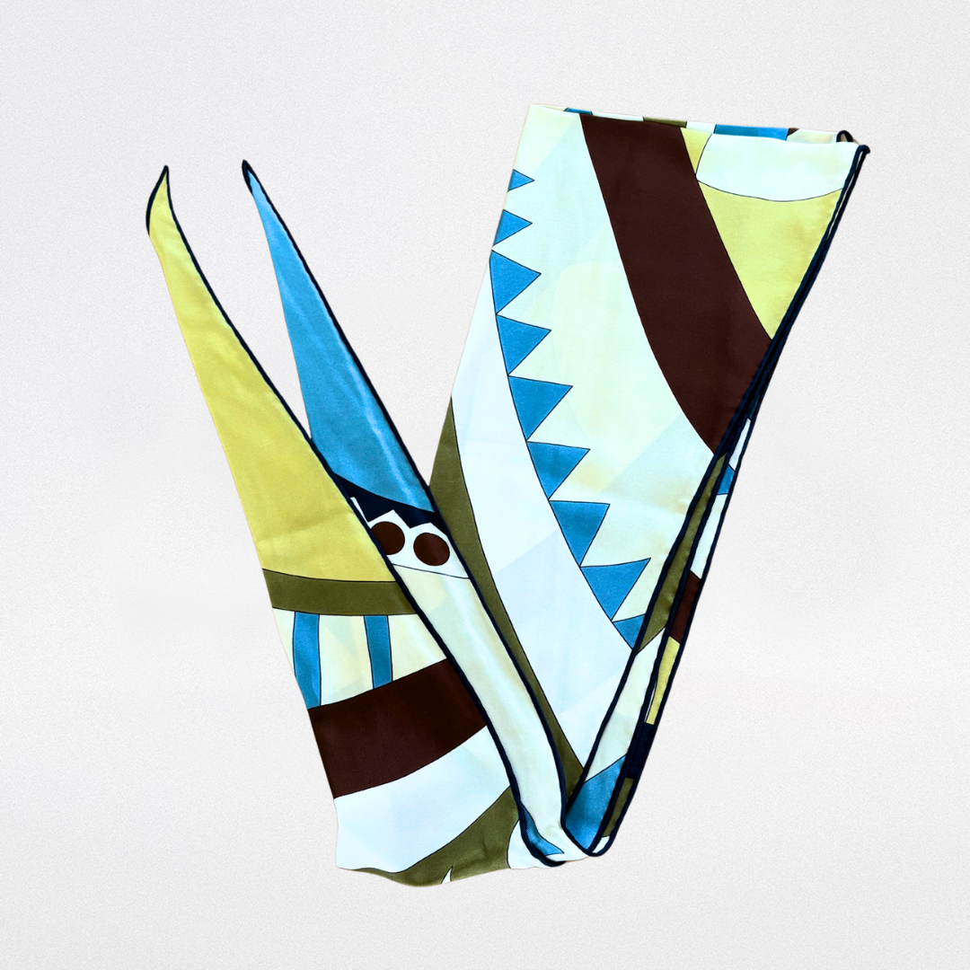 Kite silk twill scarf