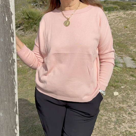 Lola's Quadrotto cotton jumper