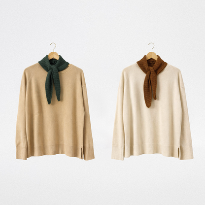 Alpaca crochet triangle