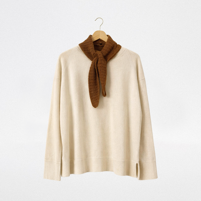 Alpaca crochet triangle