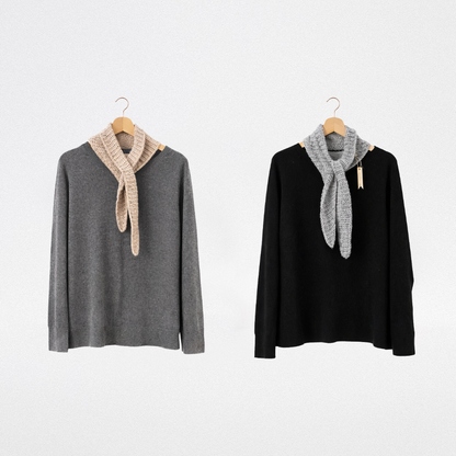 Alpaca crochet triangle