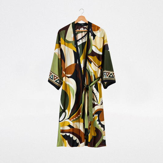 Kimono seta Geometria