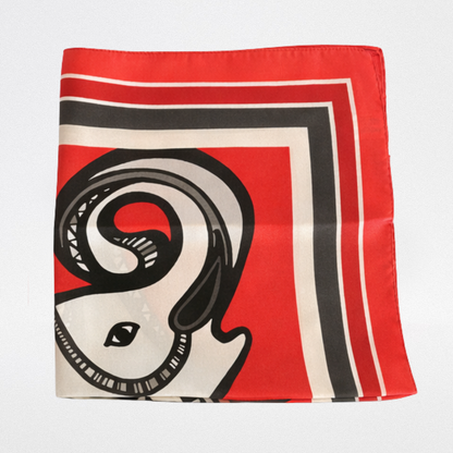 Mini pañuelo seda Elefante