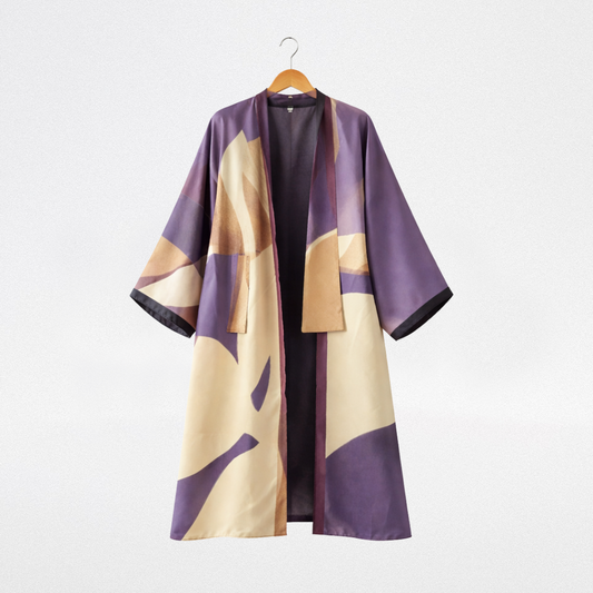 Kimono seta Macchie sfumate
