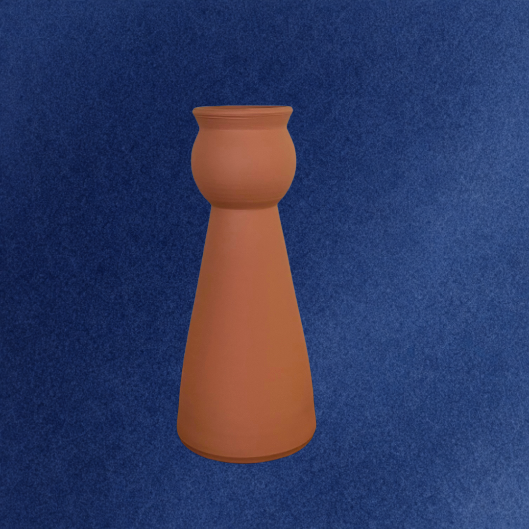 Jarrón Línea recta terracota