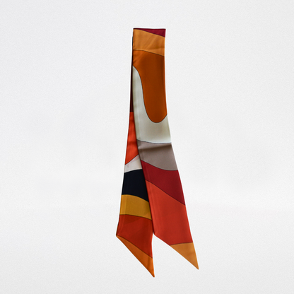 Small silk twilly Colour palette