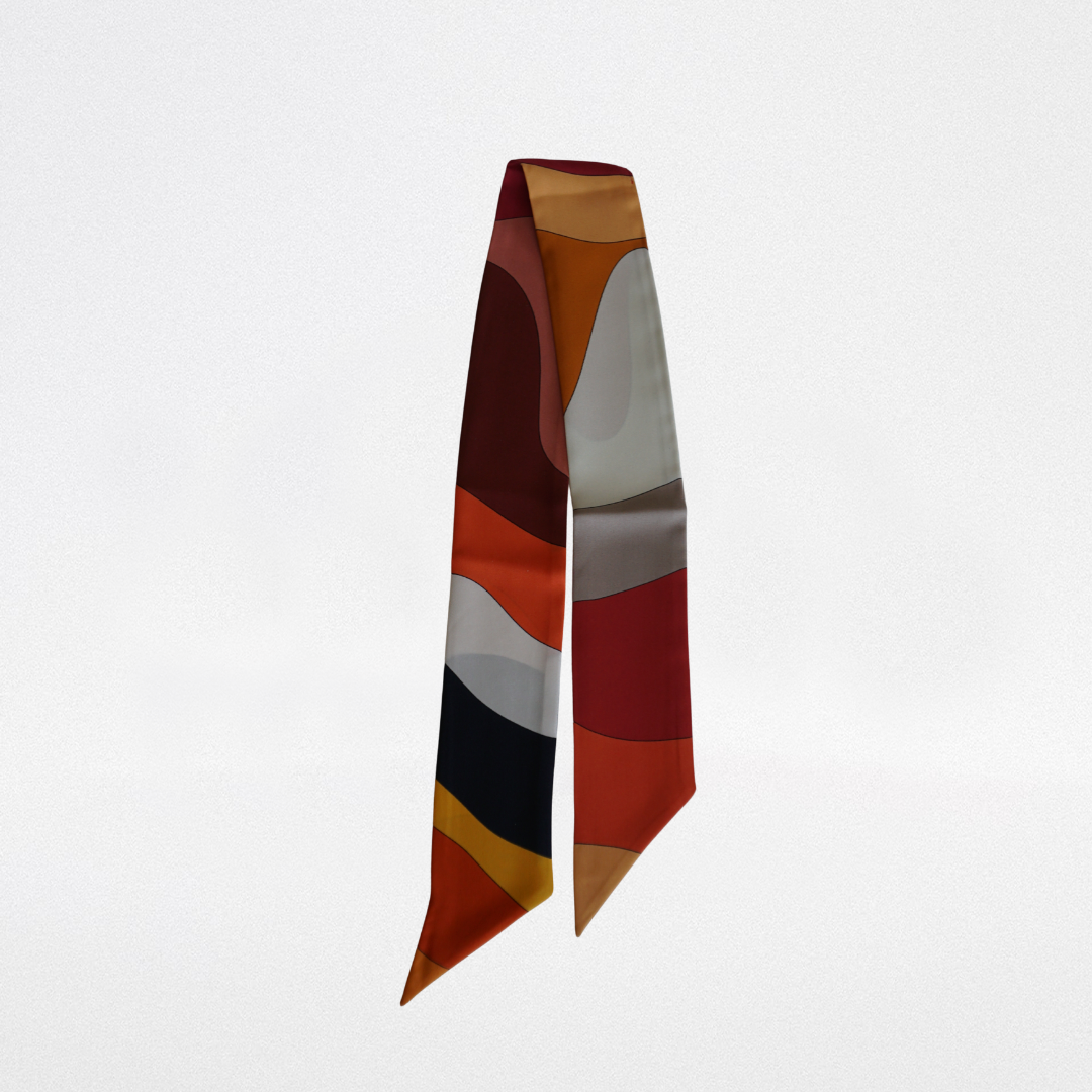 Small silk twilly Colour palette