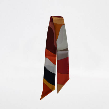 Small silk twilly Colour palette