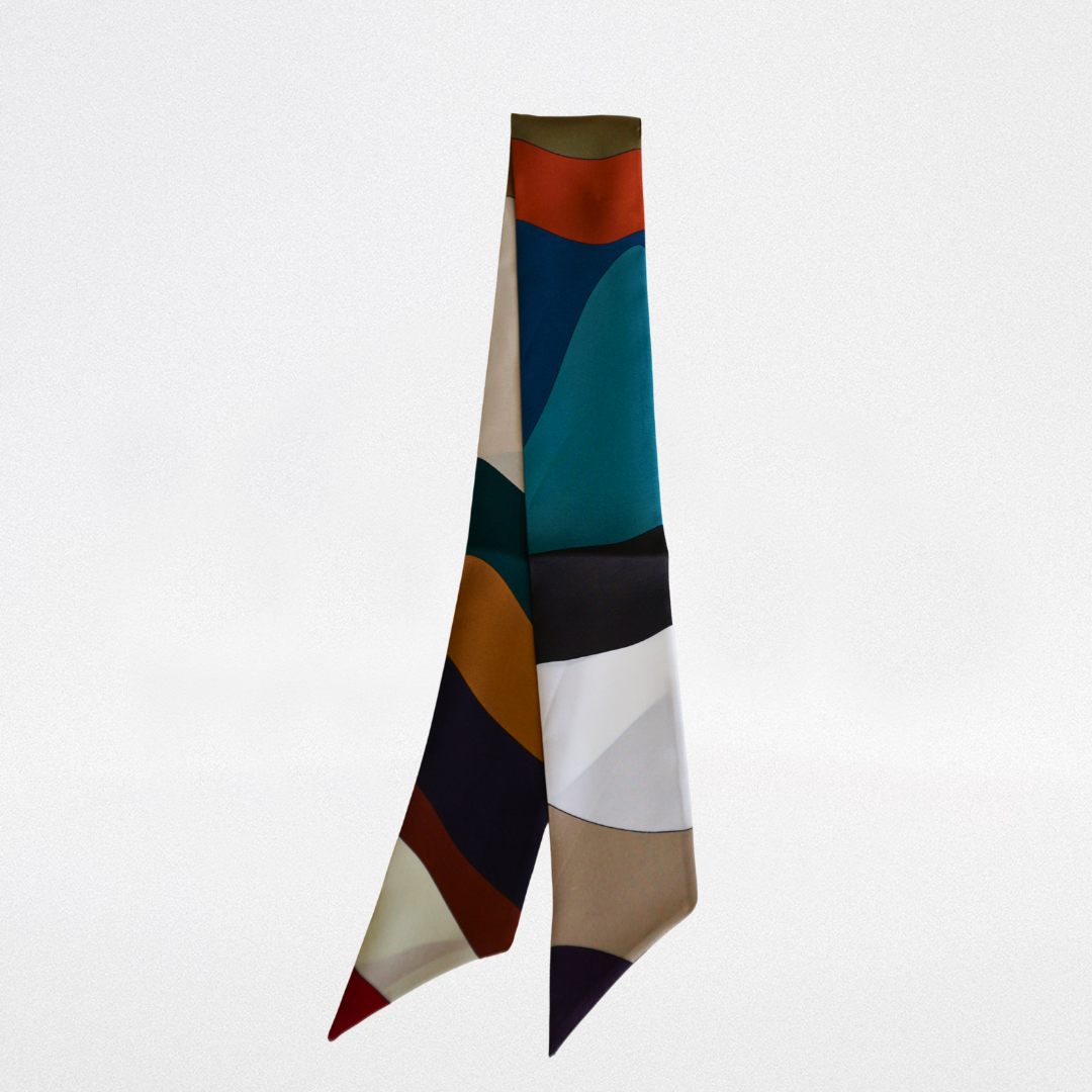 Small silk twilly Colour palette