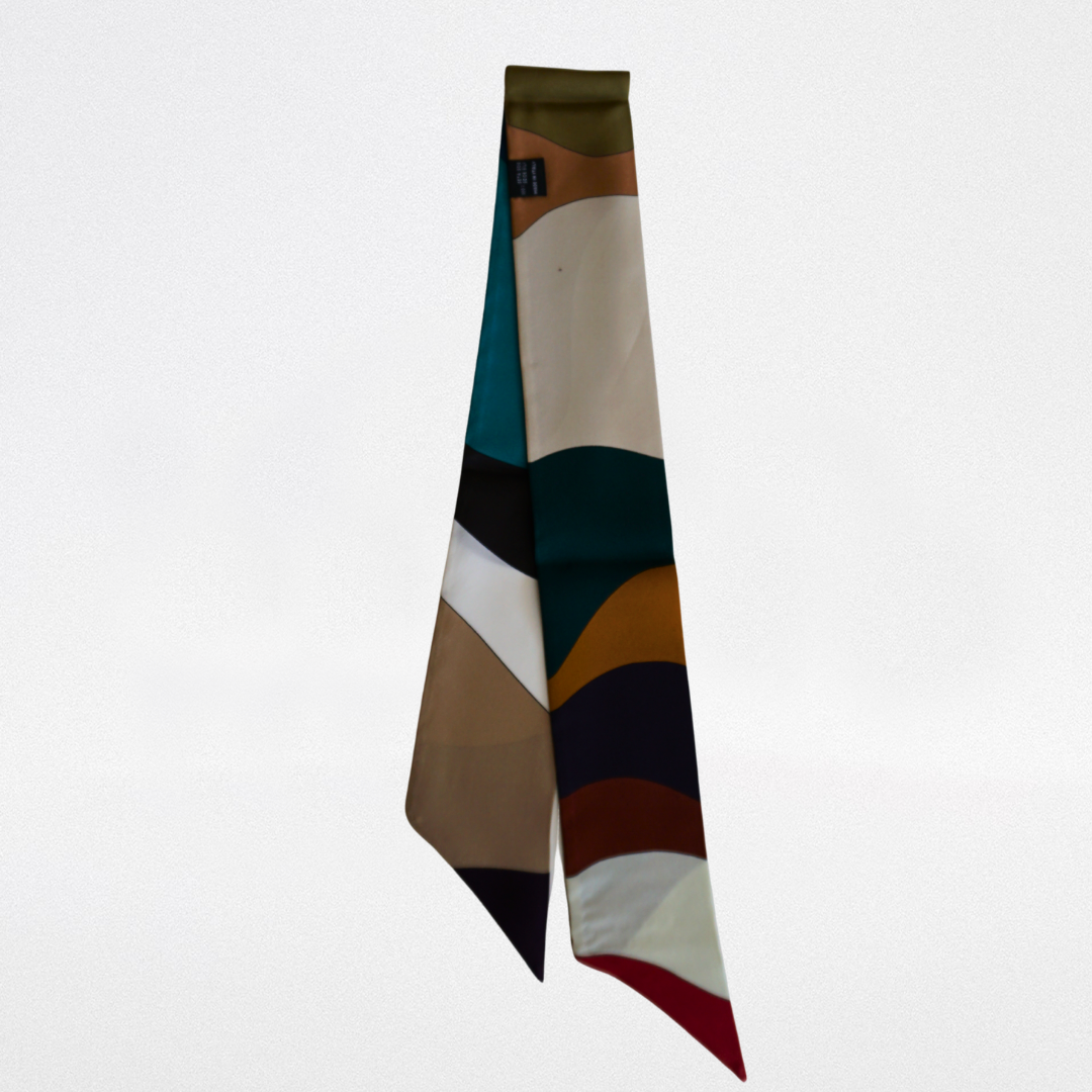 Small silk twilly Colour palette