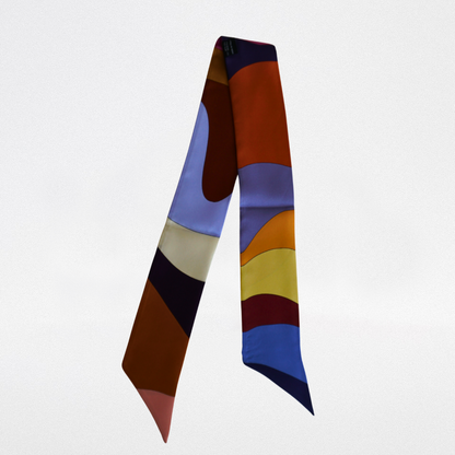 Small silk twilly Colour palette