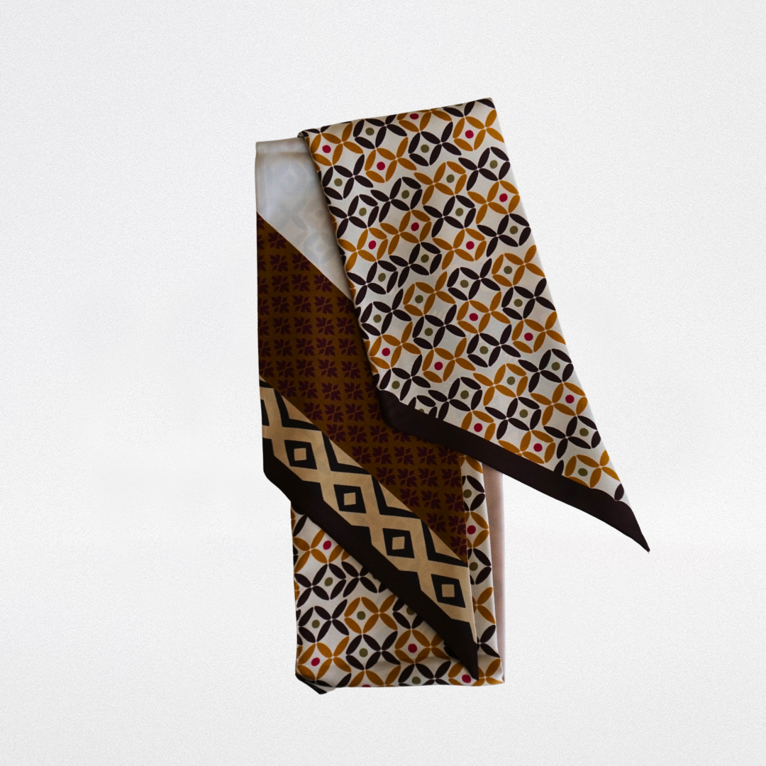 Large Twilly Flowers and Geometric patterns