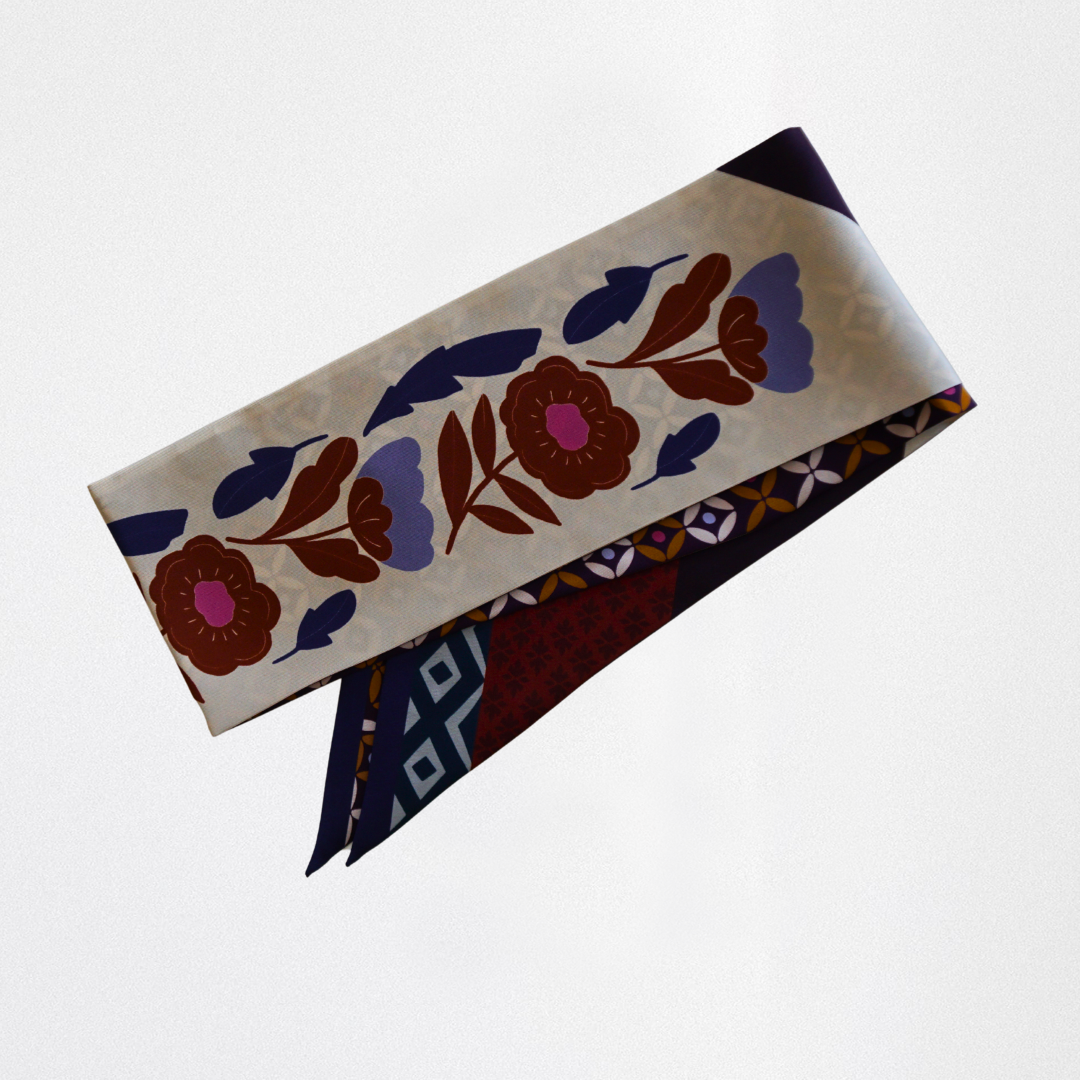 Large Twilly Flowers and Geometric patterns