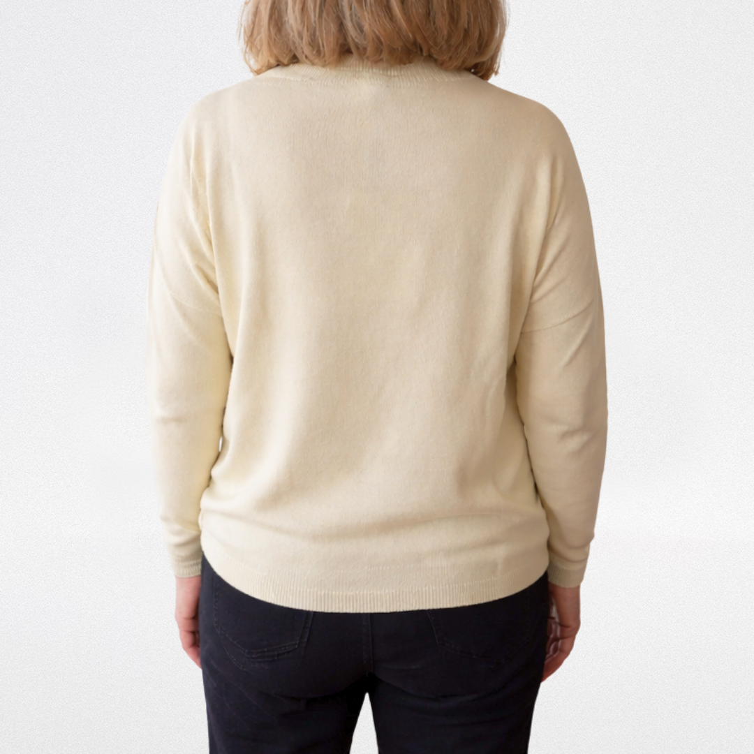 Lola's Quadrotto cotton jumper