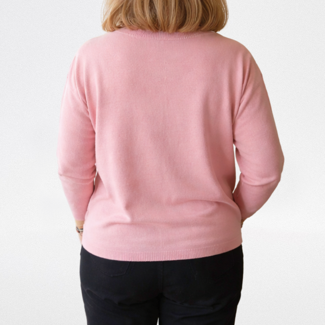 Lola's Quadrotto cotton jumper