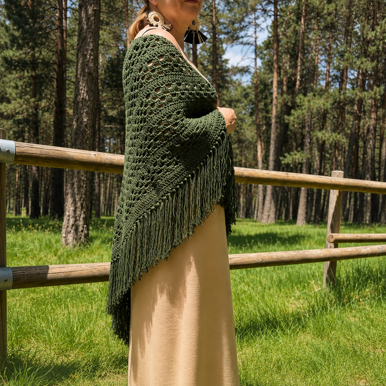 Cotton shawl