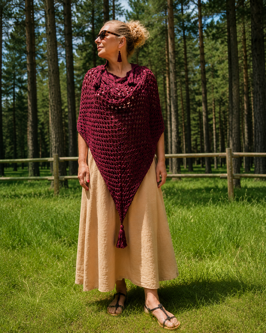 Bamboo shawl