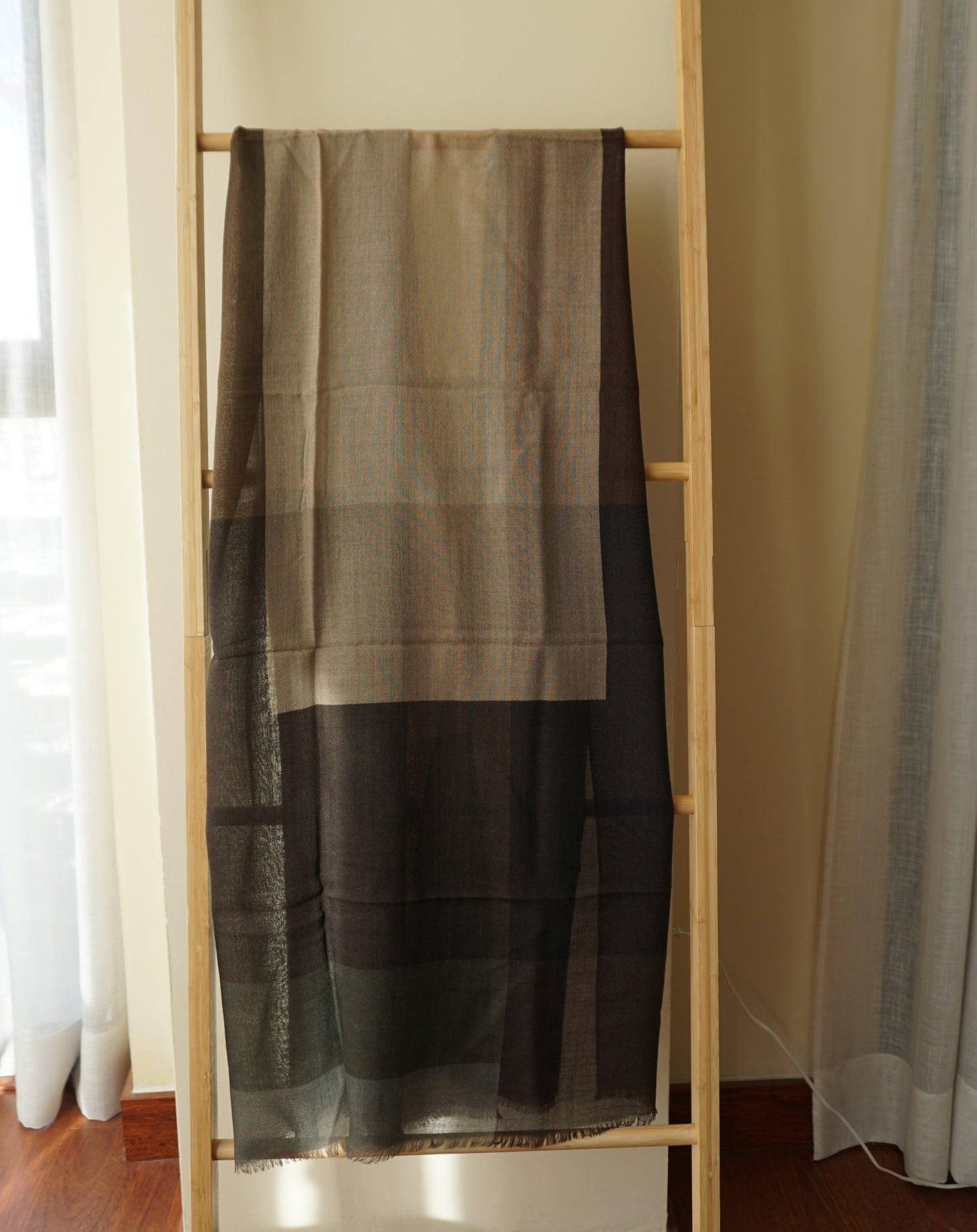 Fular de lana Cuadros Degradés