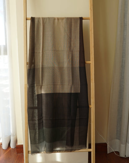 Fular de lana Cuadros Degradés