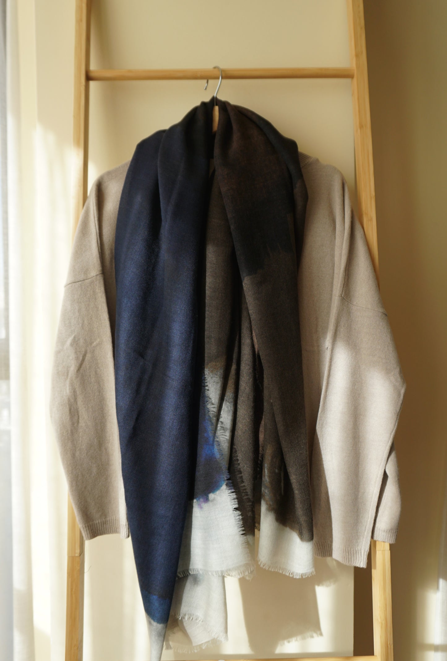 Maxi Pañuelo lana tie dye