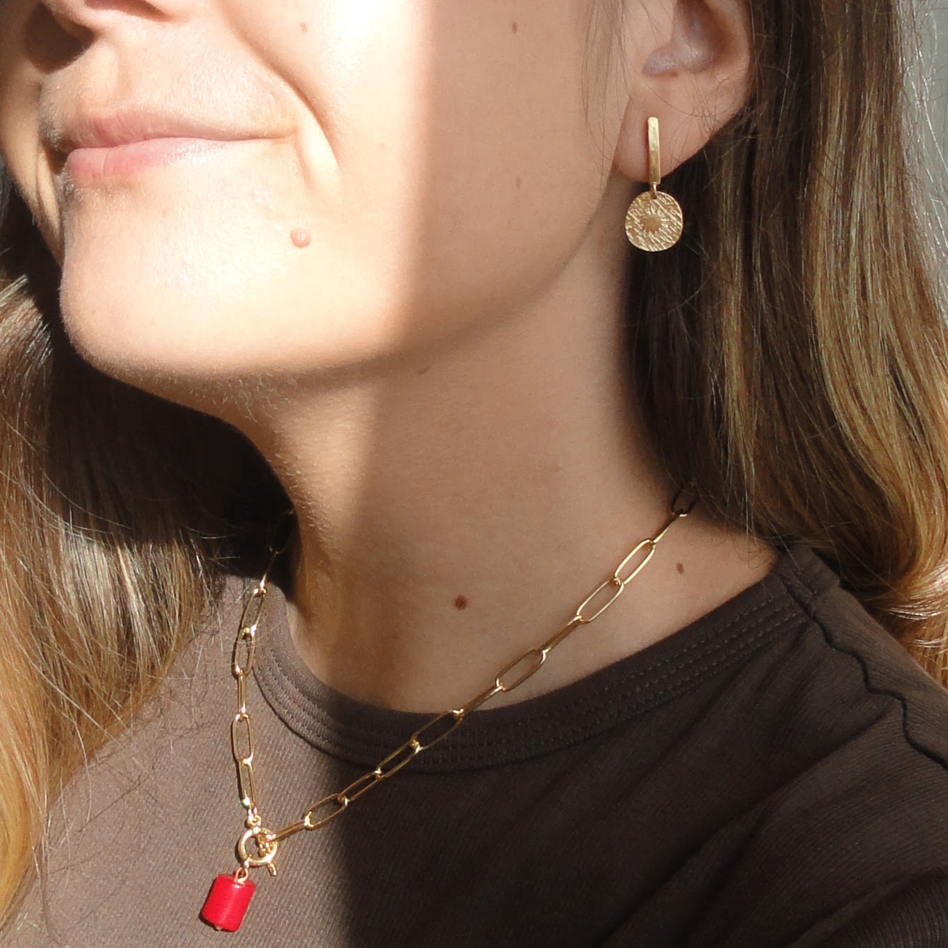 Pendientes Sol Forest Fortuna Adiuvat