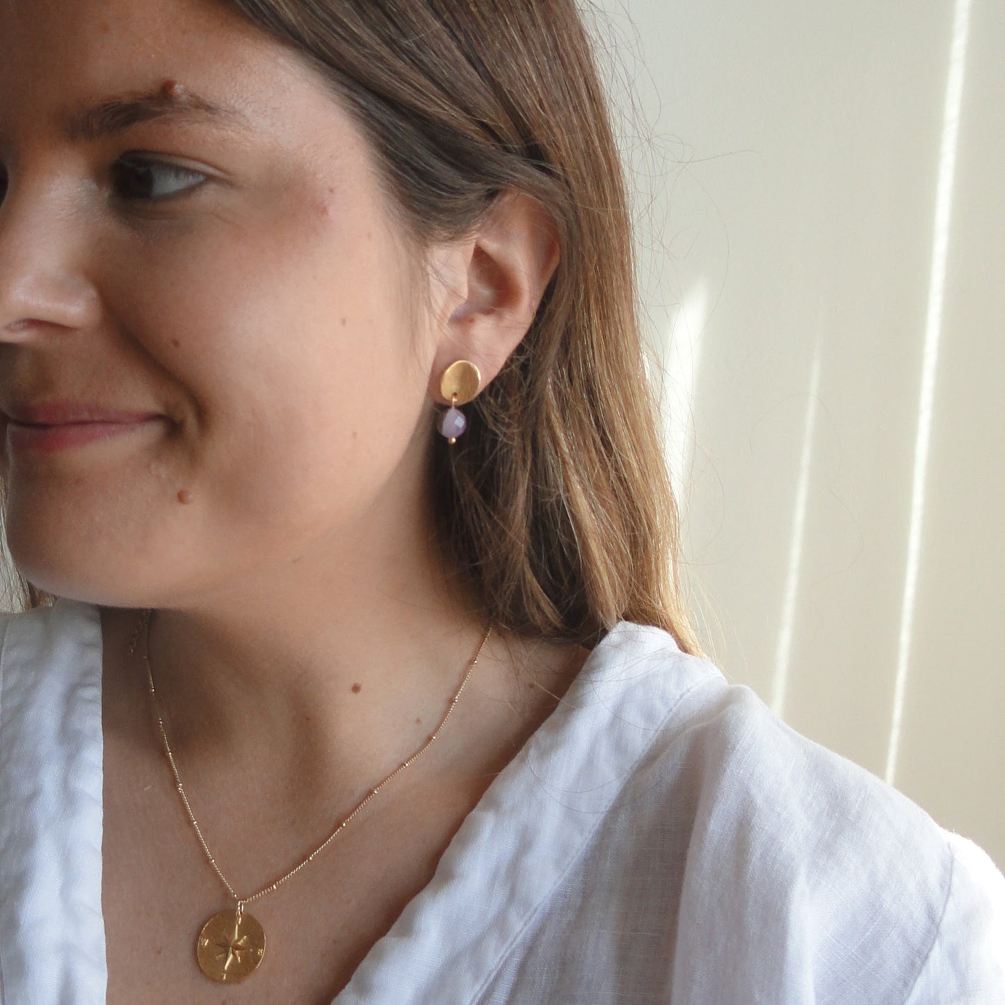 Collar Medalla Rosa de los vientos
