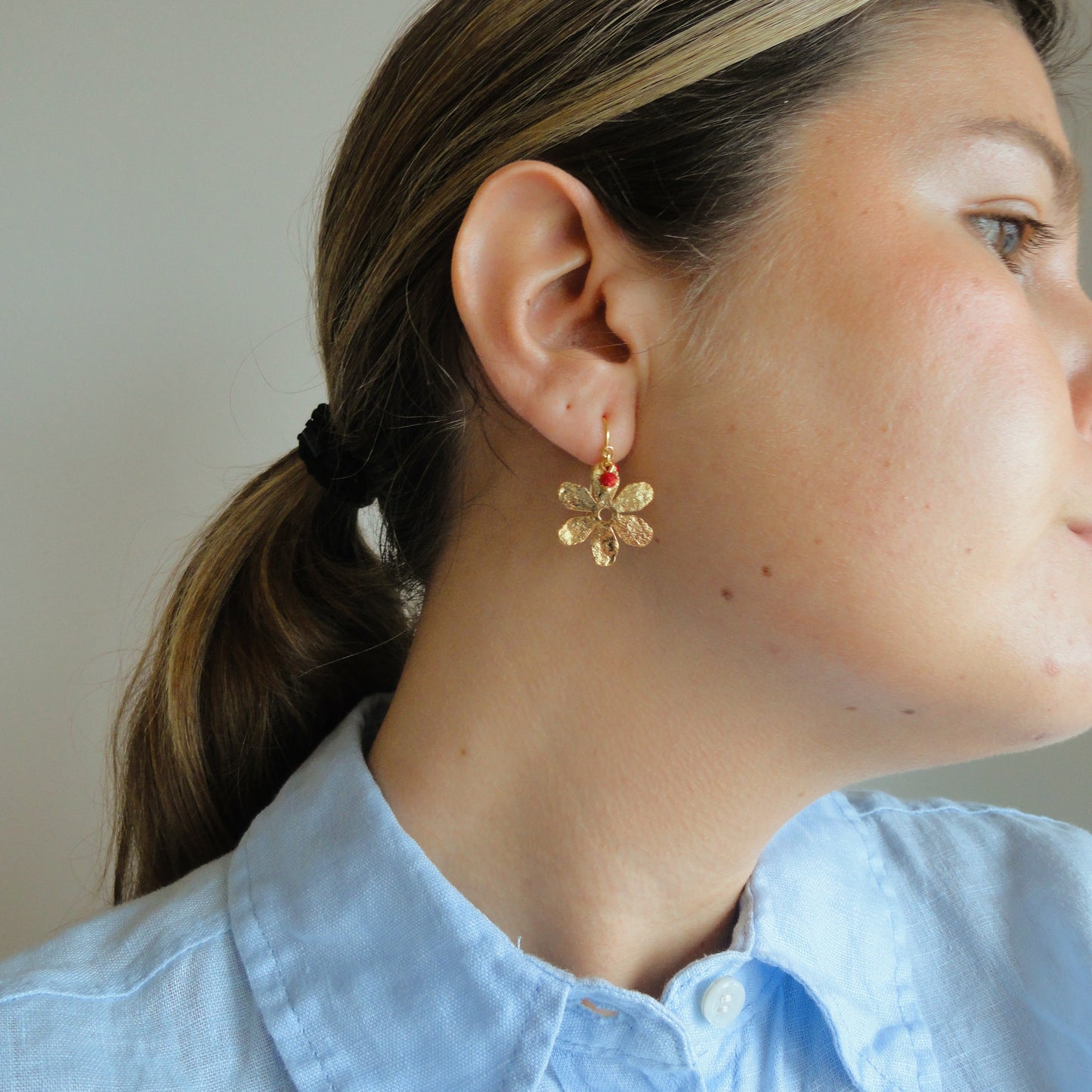 Pendientes Flores