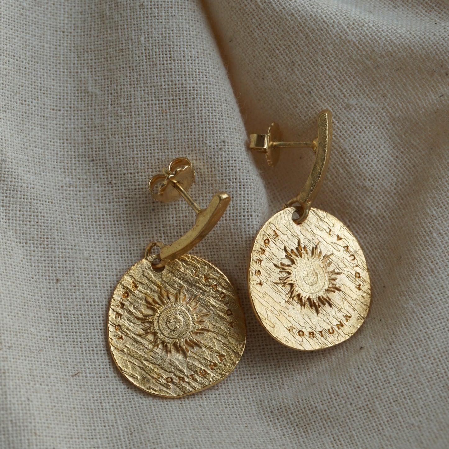 Pendientes Sol Forest Fortuna Adiuvat